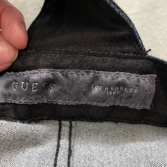 RARE Guess 1981 Dungaree Denim Overalls Colorblock possibly Vintage - Picture 8 of 9